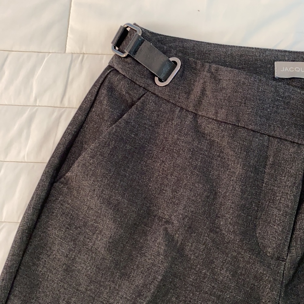 JACQUI-E Charcoal grey pants